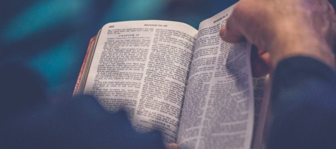 bible turning page