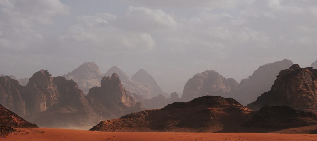 desert sand rocks photo